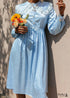 Baby Blue Boho Midi Dress